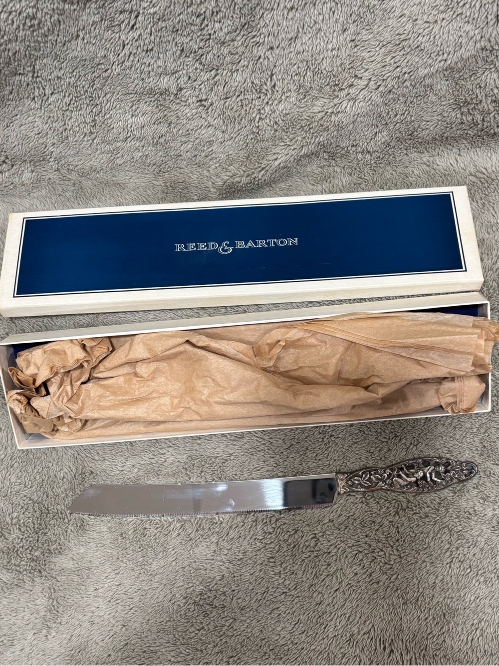 Reed & Barton Vintage Wedding Cake Knife